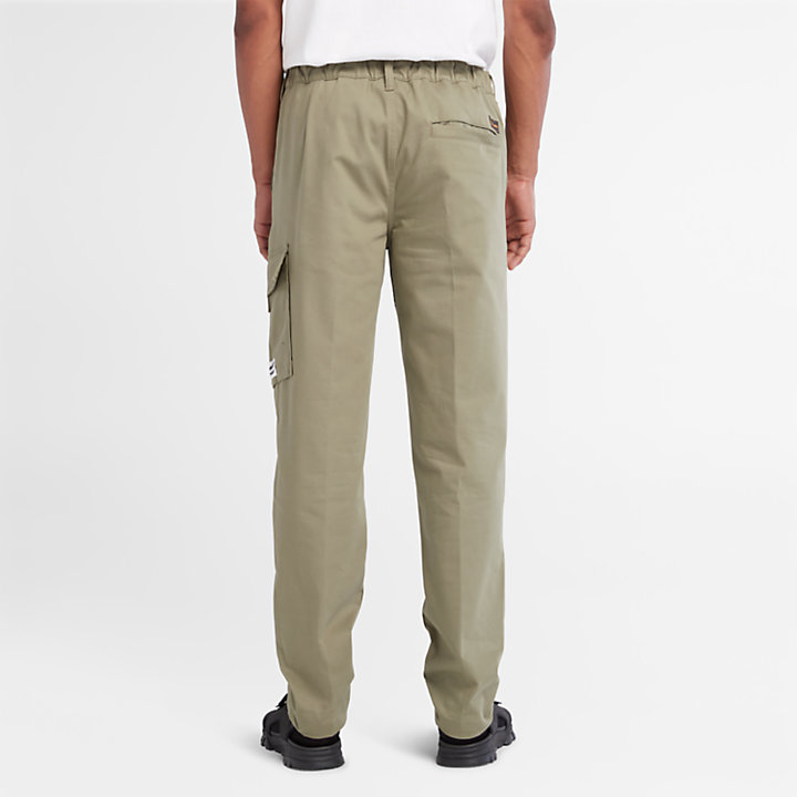 Tapered Trousers with Outlast® Technology for Men in Green-
