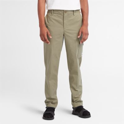 Timberland Tapered Trousers With Outlast Technology For Men In Green Green