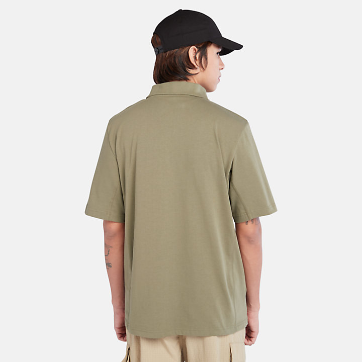 TimberCHILL™ Polohemd für Herren in Grün-