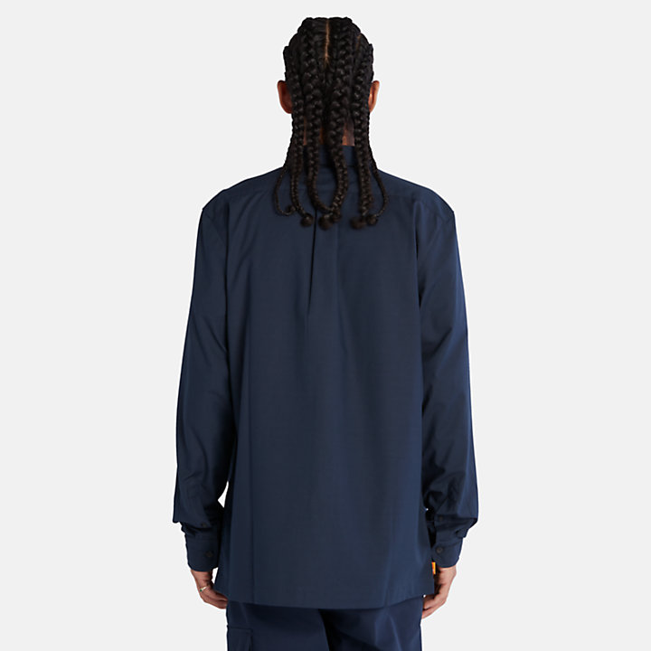 Camisa com Tecnologia Outlast® para Homem em azul-marinho-