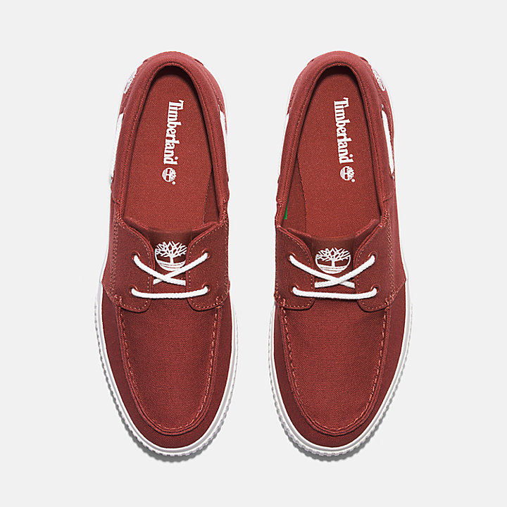 Low-Top-Sneaker zum Schnüren für Herren in Rot