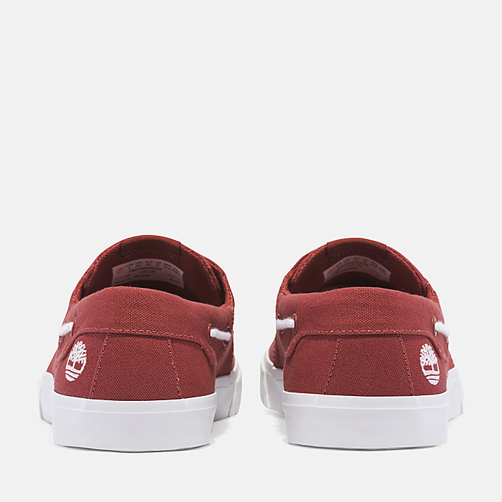 Lace-Up Low Trainer For Men in Red
