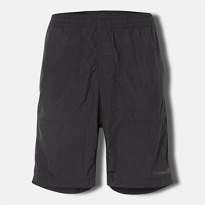 Packbare, schnelltrocknende Shorts für Herren in Schwarz