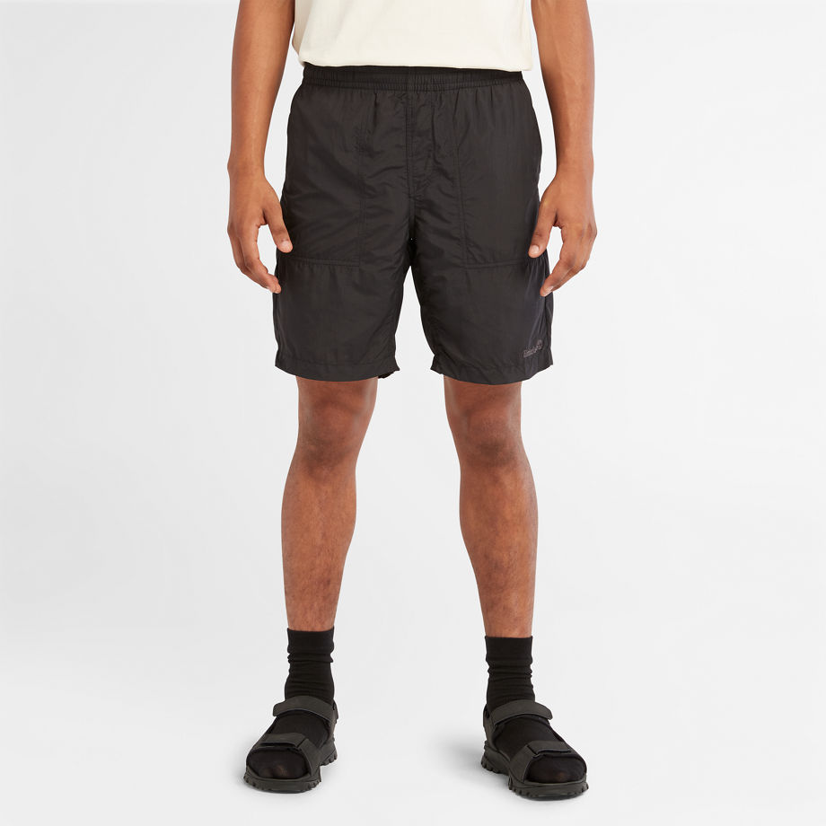 Timberland Packable Quick Dry Shorts For Men In Black Black, Size XL