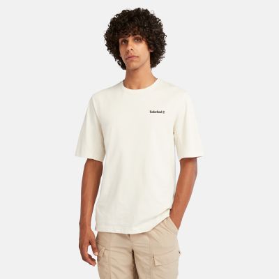 Timberland Timberchill T-shirt Voor Heren In Wit Wit, Grootte L