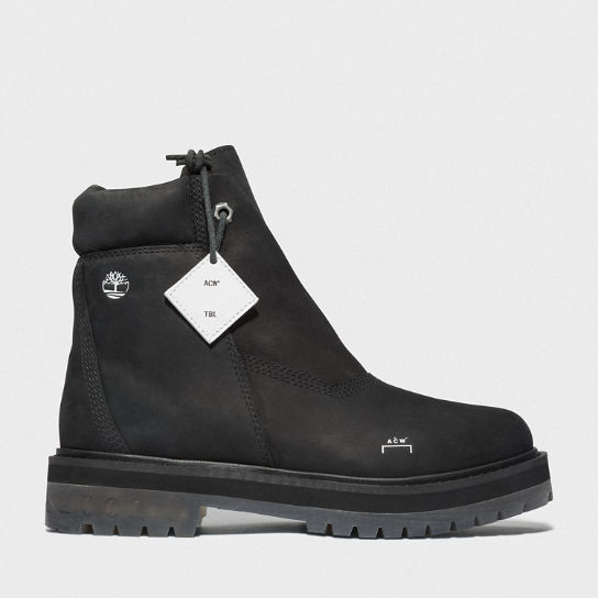 Timberland® x A-Cold-Wall* 6 Inch Side-Zip Boot voor dames in zwart | Timberland