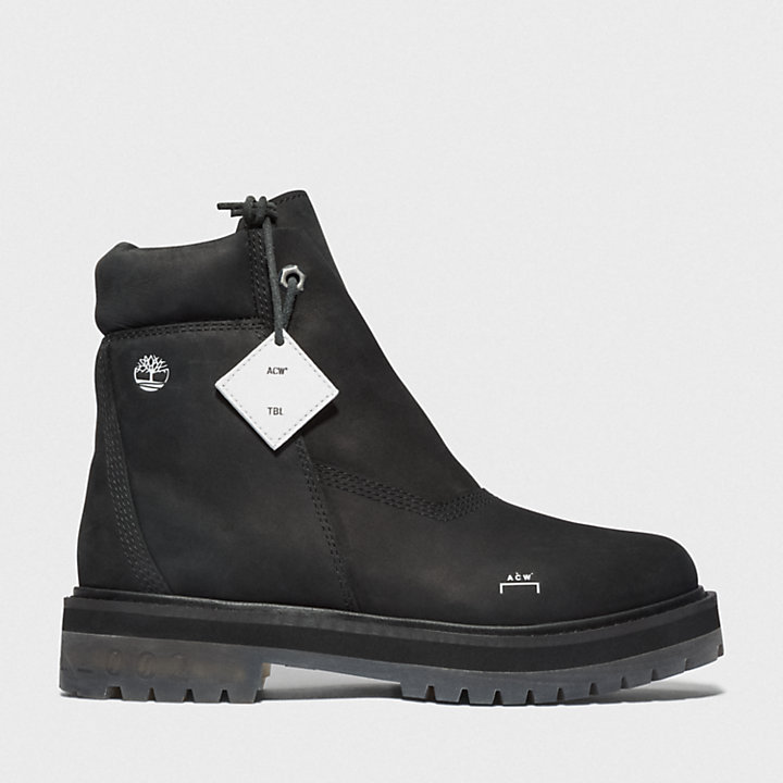 Timberland® x A-Cold-Wall* 6 Inch Side-Zip Boot voor dames in zwart-