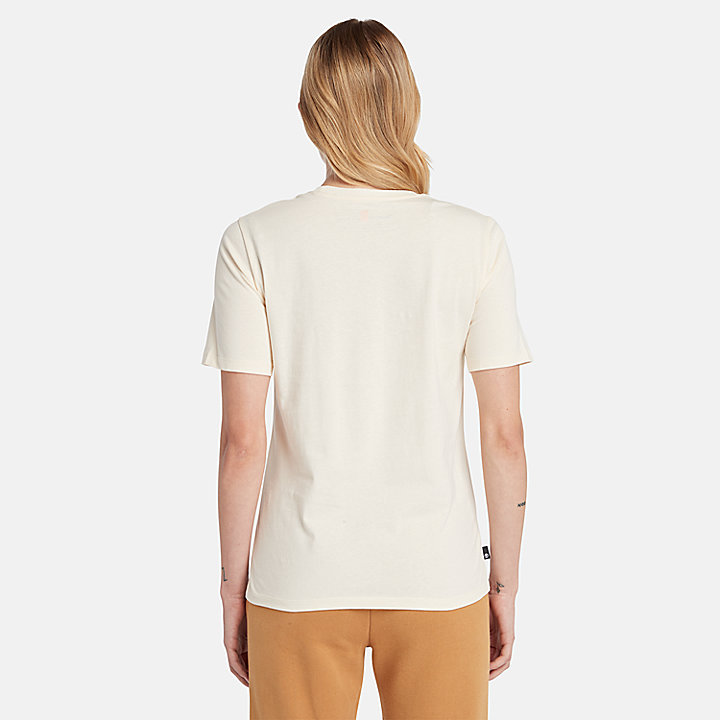 Stack Logo T-Shirt for Women in White