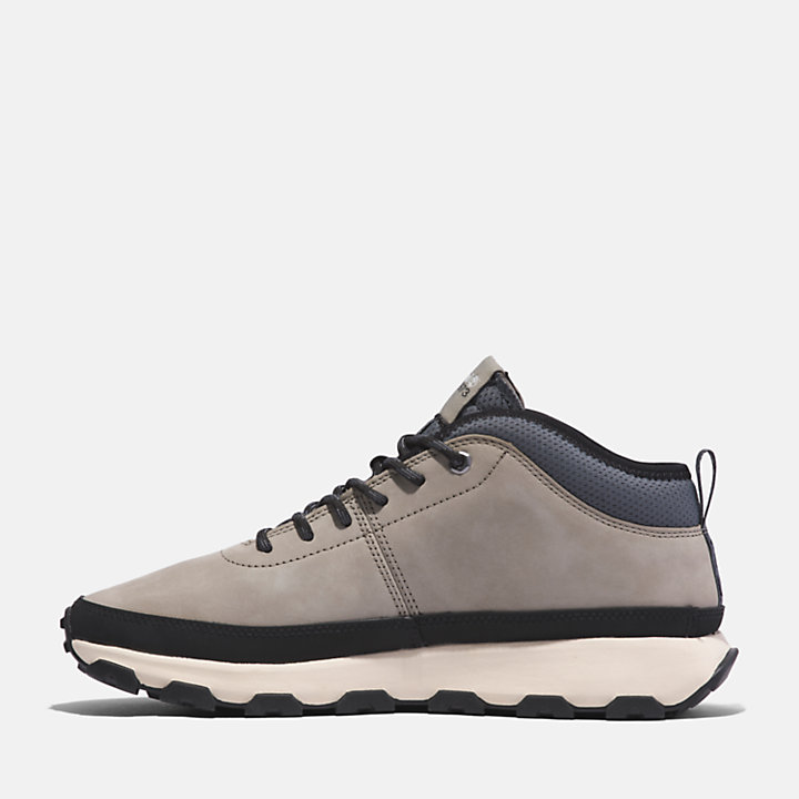 Winsor Trail Leather Trainer for Men in Beige-