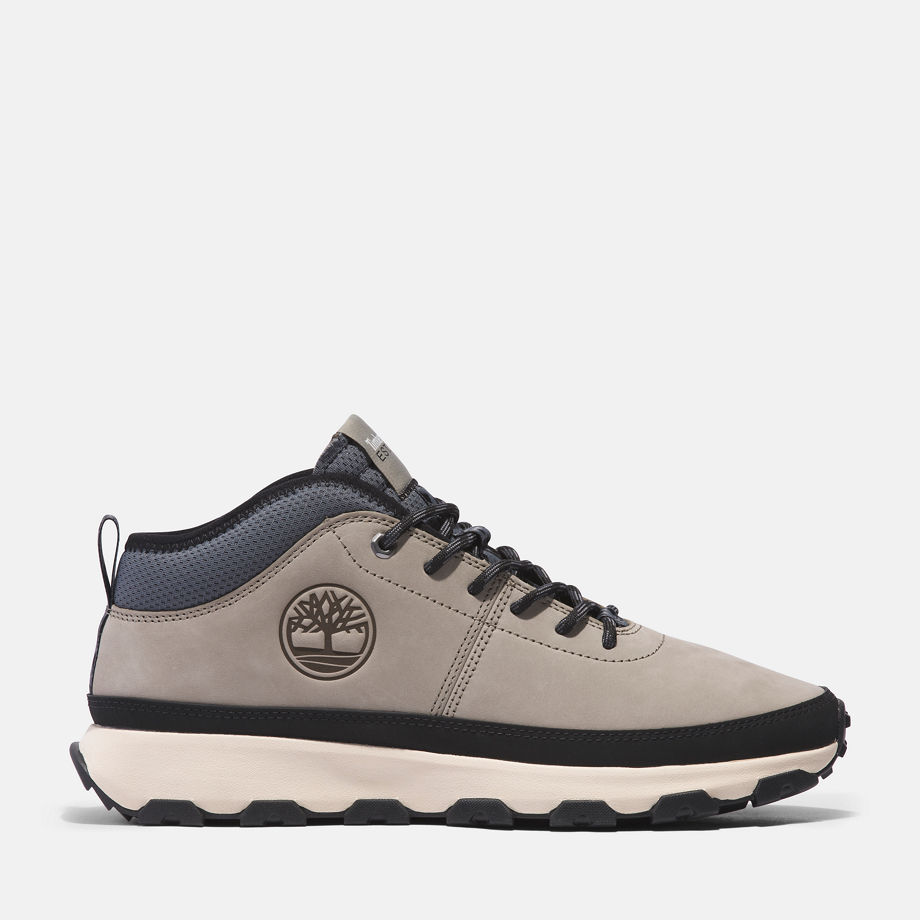Timberland Winsor Trail Leather Trainer For Men In Beige Beige