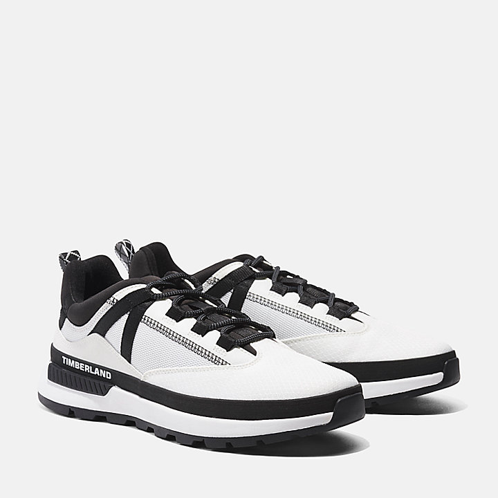 Euro Trekker Lace-Up Low Trainer for Men in White