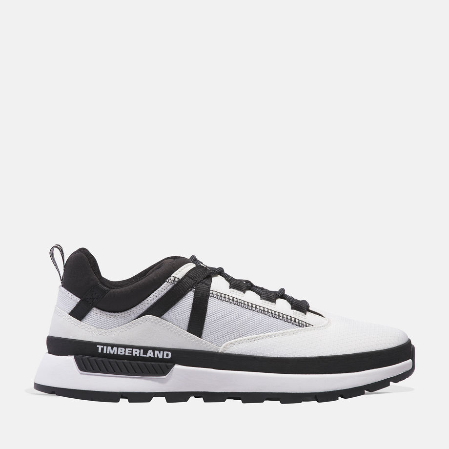 Timberland Euro Trekker Lace-up Low Trainer For Men In White White, Size 12.5