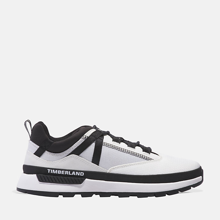 Euro Trekker Lace-Up Low Trainer for Men in White-