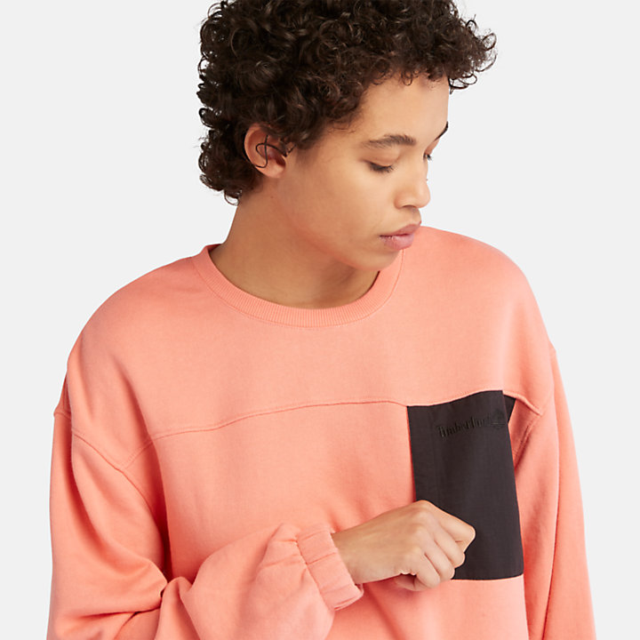 Bold Beginnings Sweatshirt mit Rundhalsausschnitt für Damen in Pink-