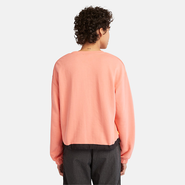 Bold Beginnings Sweatshirt met ronde hals voor dames in roze-