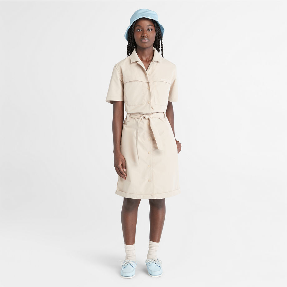 Timberland Durable Water Repellent Dress For Women In Beige Beige, Size XXL