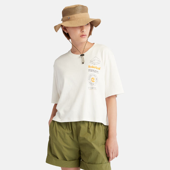TimberFRESH™ Grafik-T-Shirt für Damen in Weiß | Timberland