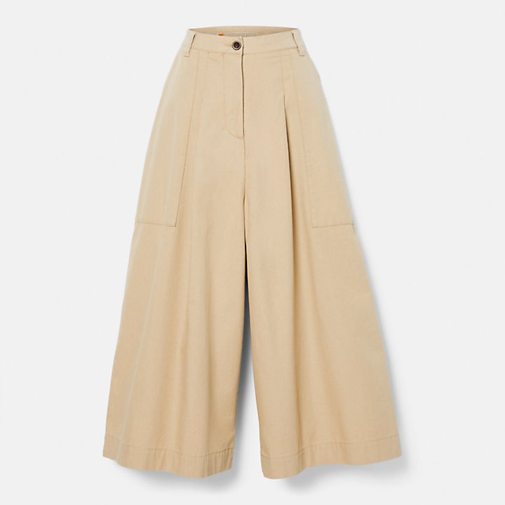 Gonna Pantalone Utility in Stile Workwear da Donna in beige-
