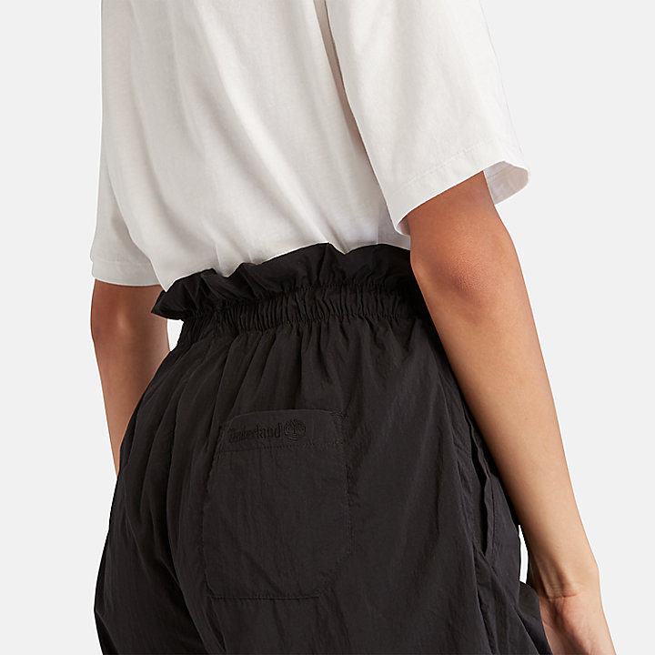Pantalón corto de secado rápido para mujer en negro
