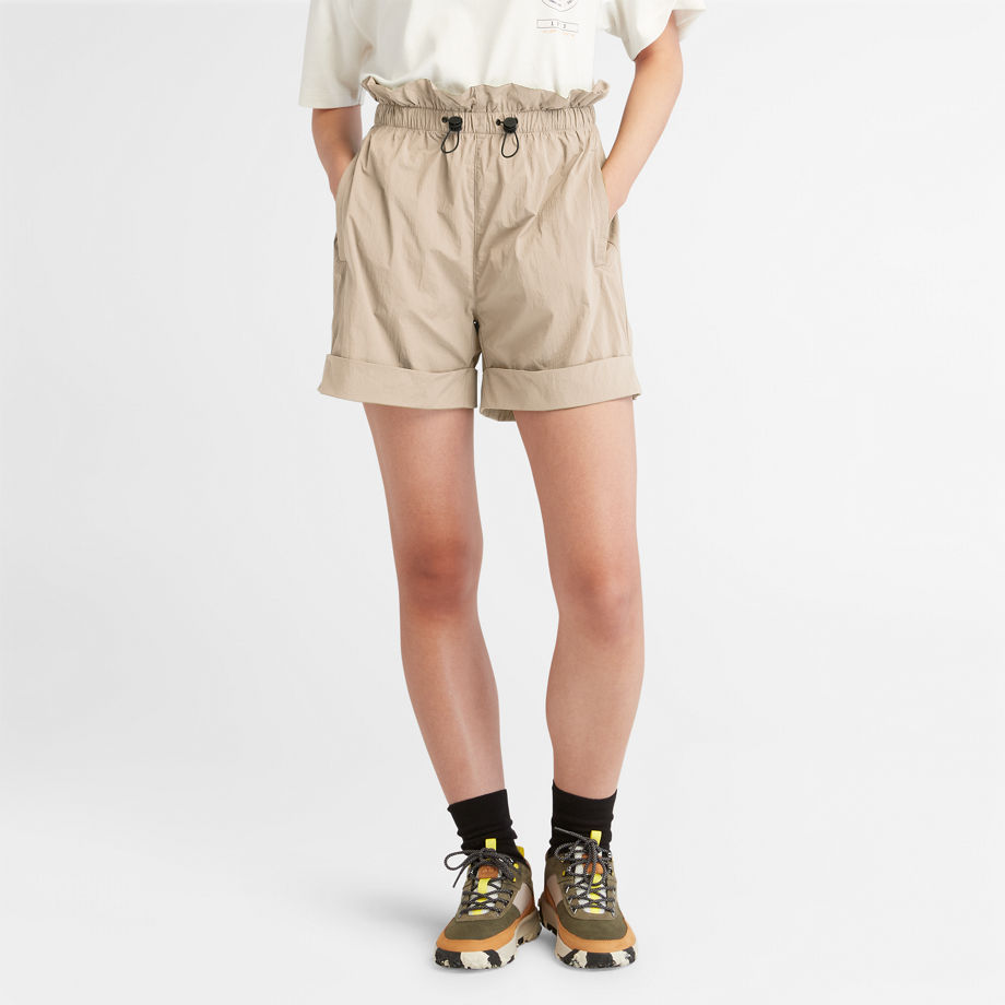 Timberland Quick Dry Shorts For Women In Beige Beige, Size XL
