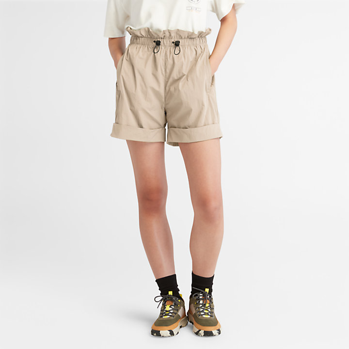 Quick Dry Shorts for Women in Beige-
