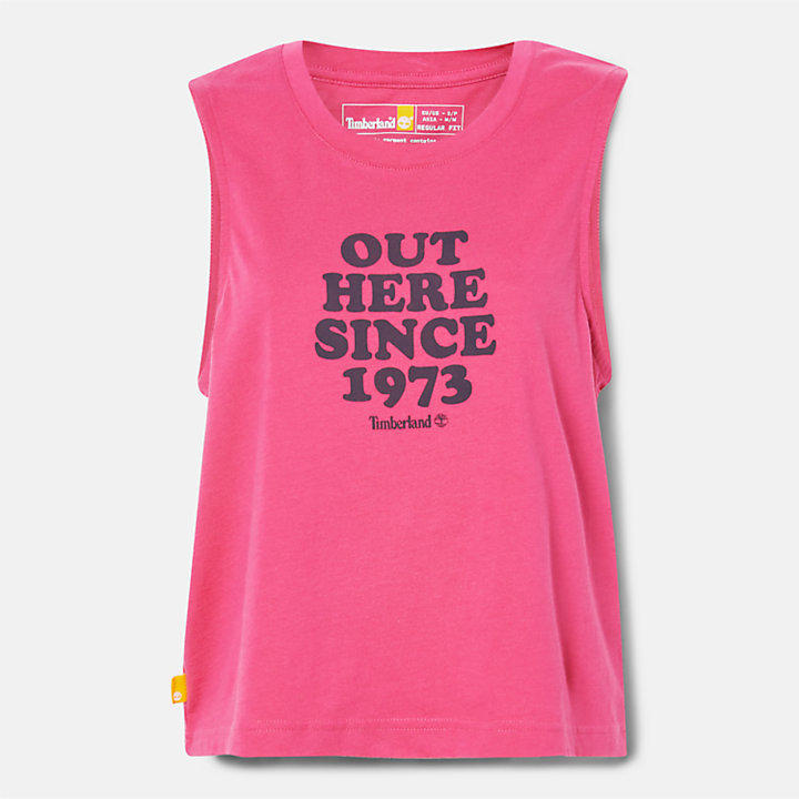 Out Here Vest Top for Women in Pink-