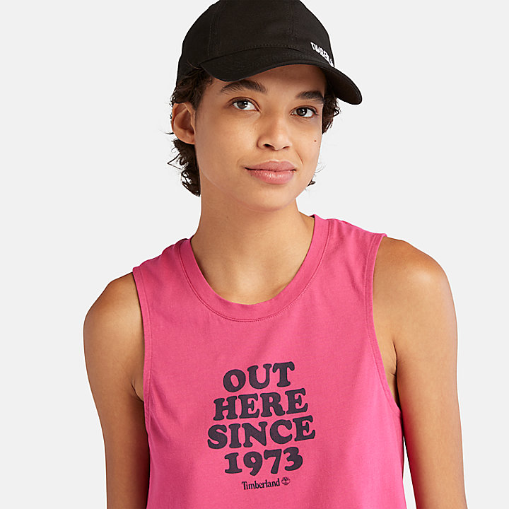Out Here Vest Top for Women in Pink
