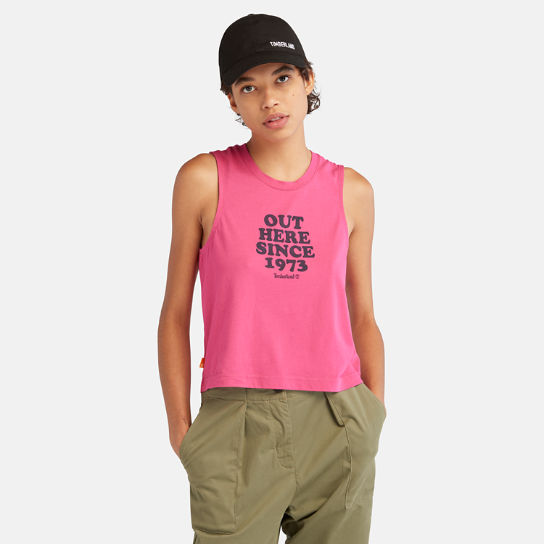Out Here Vest Top for Women in Pink | Timberland