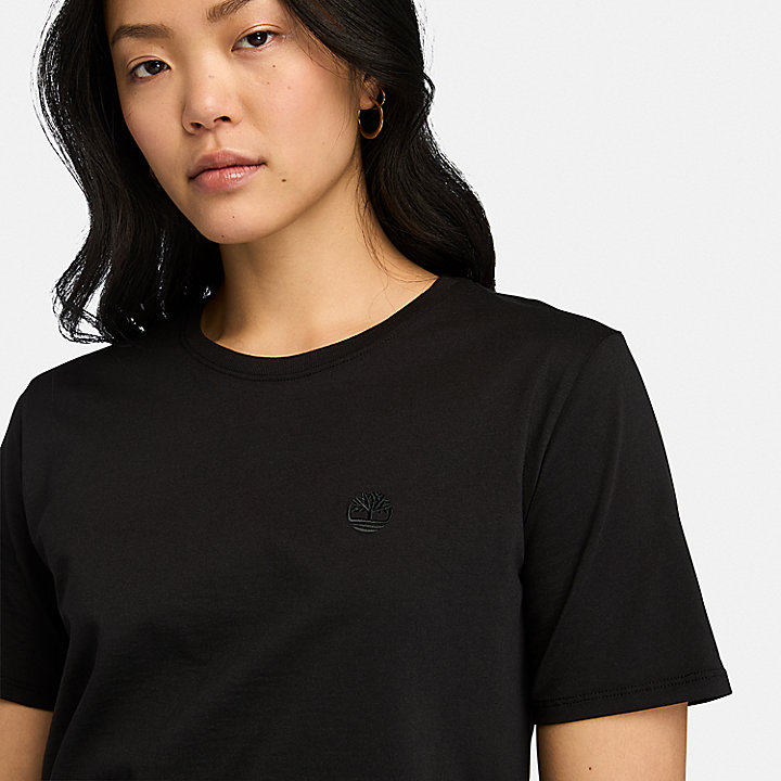 T-shirt Dunstan para Mulher em preto
