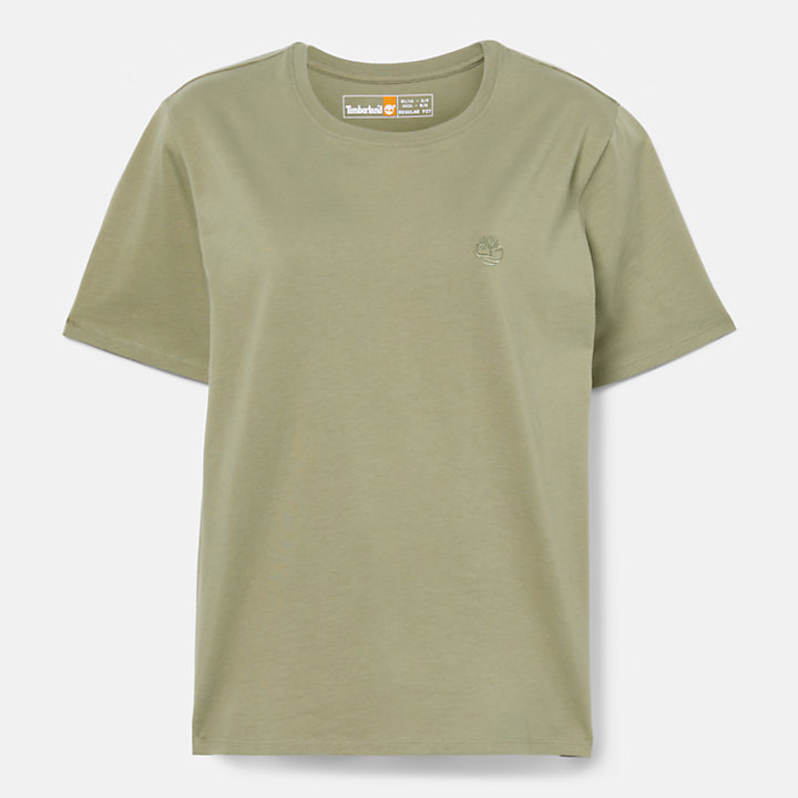 Dunstan T-shirt voor dames in groen-