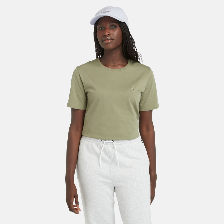 Timberland Dunstan T-shirt Für Damen In Grün Grün
