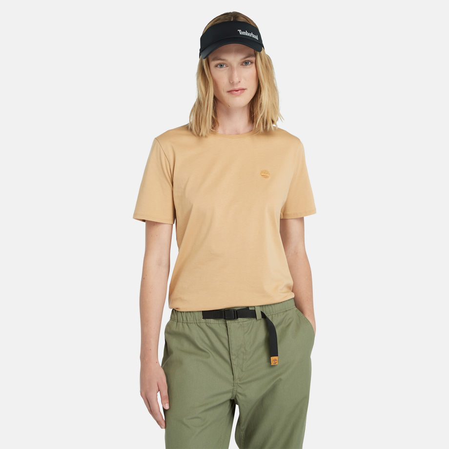 Timberland Dunstan T-shirt For Women In Light Brown Brown, Size XXL