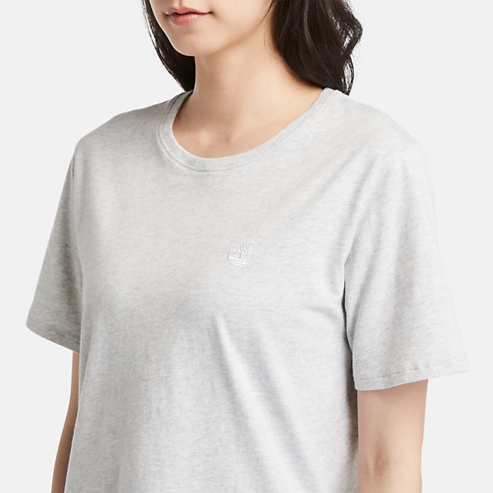 T-shirt Dunstan pour femme en gris-