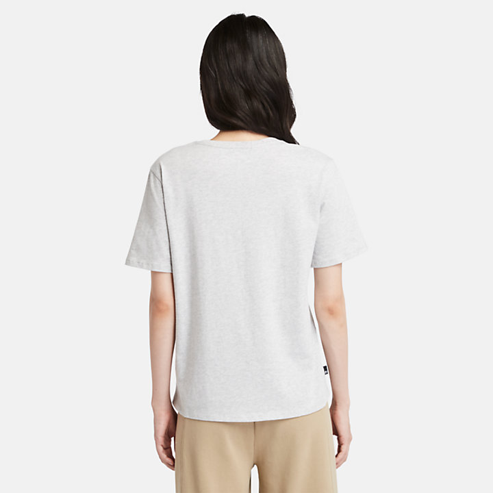 Dunstan T-shirt voor dames in grijs-