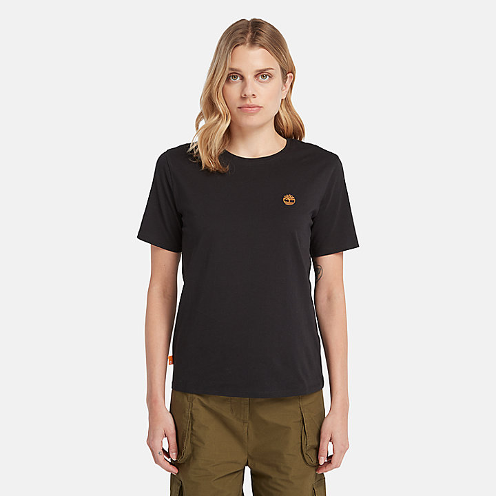 Exeter River T-Shirt für Damen in Schwarz