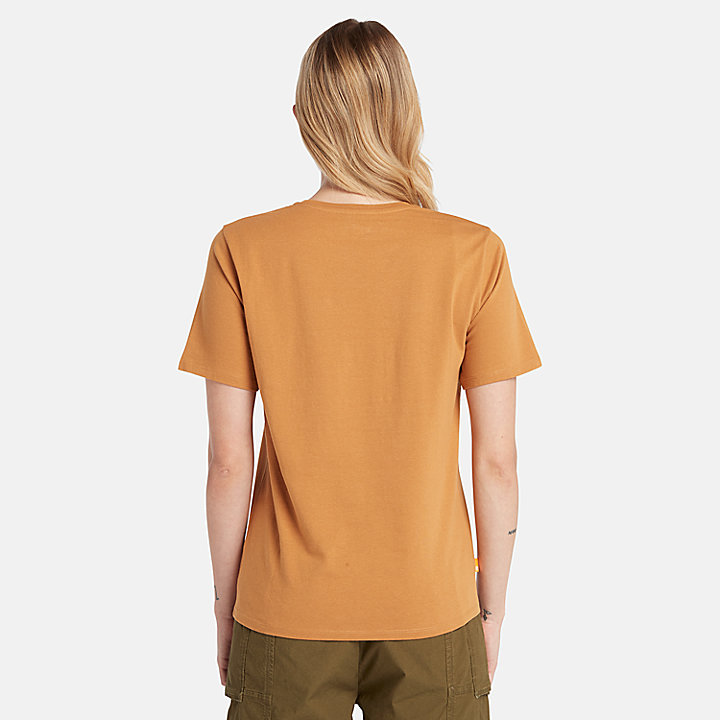 Exeter River T-Shirt for Women in Dark Yellow