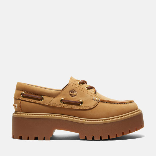 Stone Street Boat Shoe For Women in Yellow | Timberland