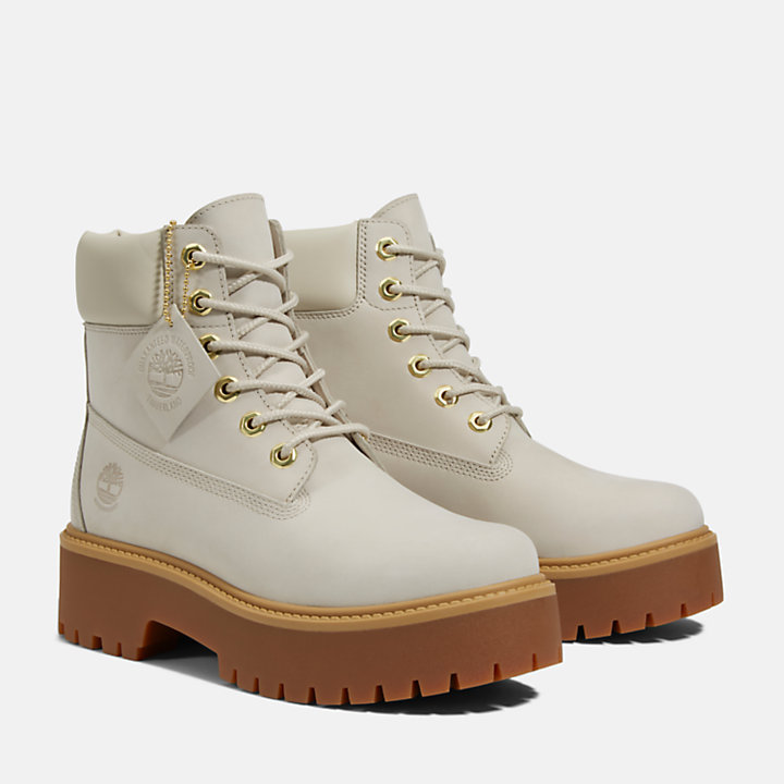 6-inch Boot Timberland® Heritage Stone Street pour femme en blanc-