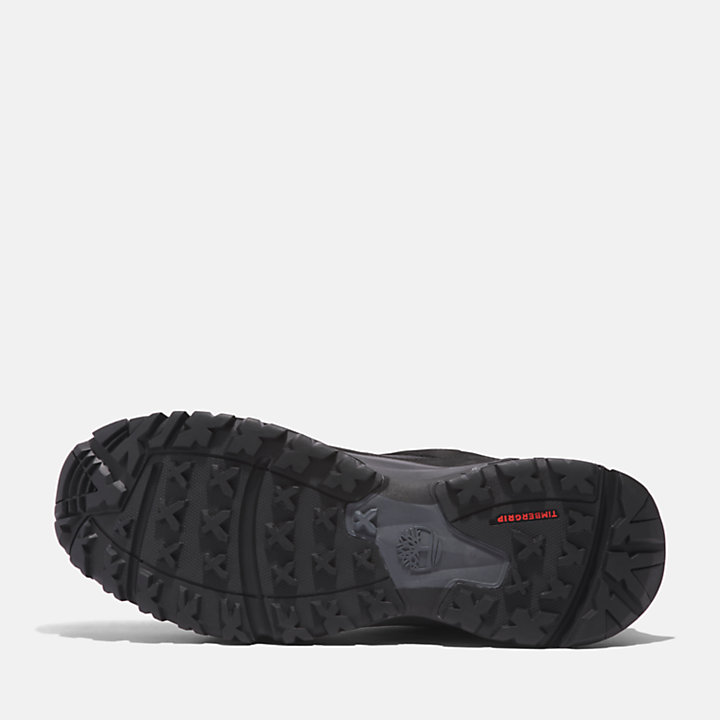 Zapatillas impermeables de senderismo de caña baja con cierre de cordones Motion Scramble para hombre en negro-