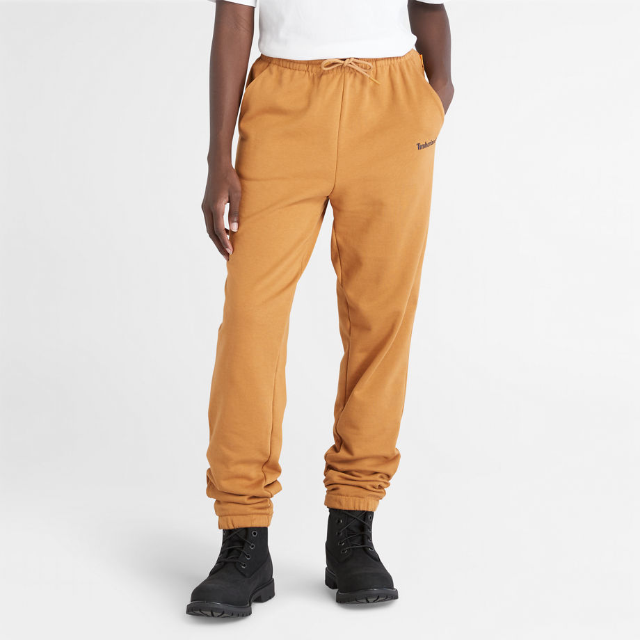 Timberland Logo Sweatpants For Women In Orange Orange, Size M