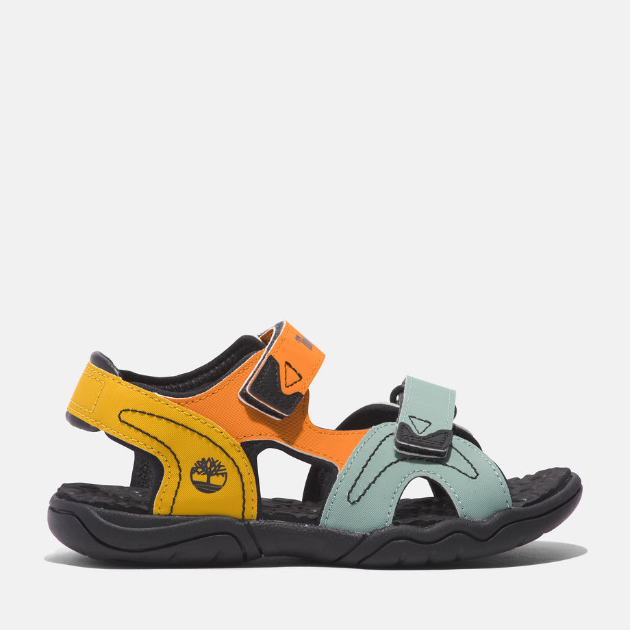 Timberland Adventure Seeker 2-strap Sandal For Youth In Orange Orange Kids