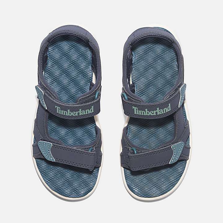 Perkins Row 2-Strap Sandal for Youth in Dark Blue