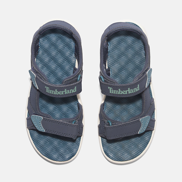 Perkins Row 2-Strap Sandal for Youth in Dark Blue-