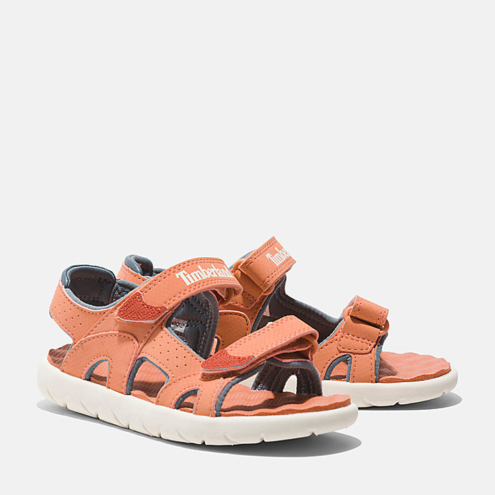 Perkins Row 2-Strap Sandal for Youth in Orange