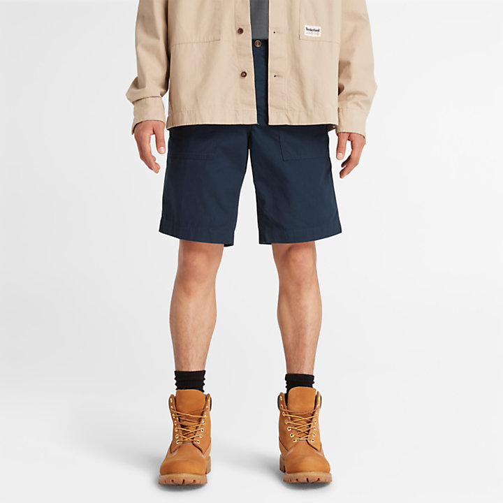 Fatigue Shorts for Men in Navy-