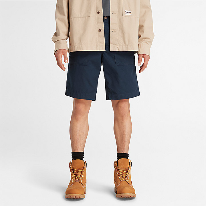 Fatigue Shorts for Men in Navy
