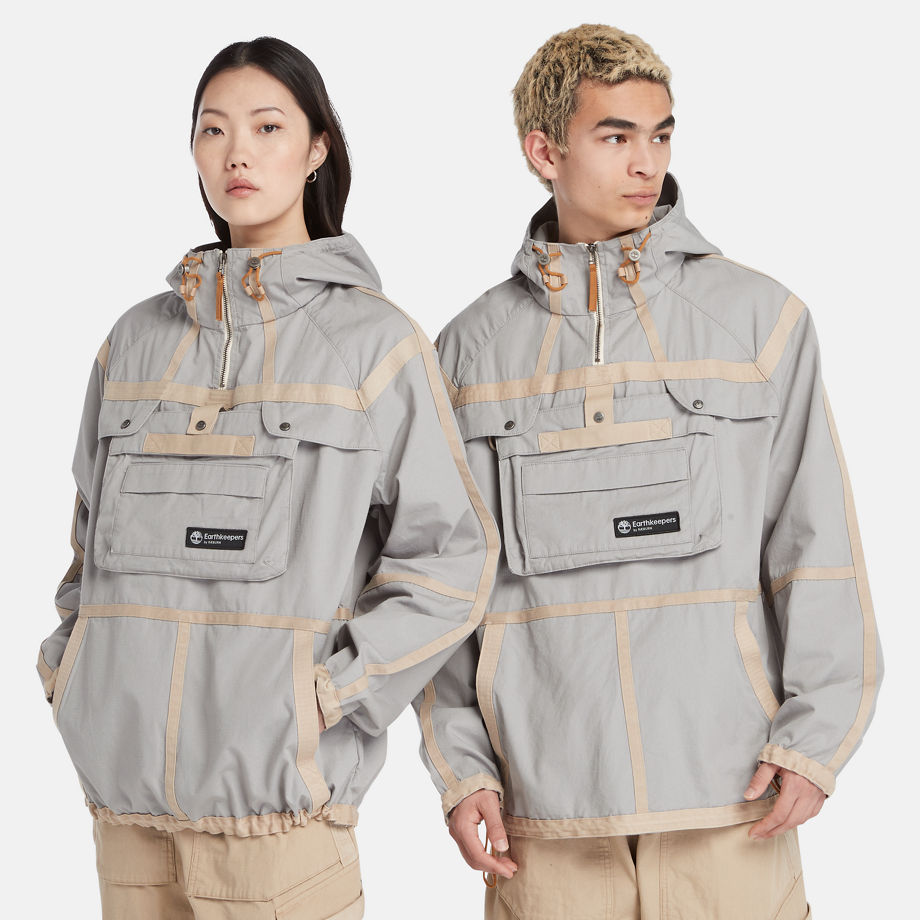 Timberland All Gender Water Repellent Earthkeepers By Raeburn Jacket In Grey Grey Unisex, Size XS