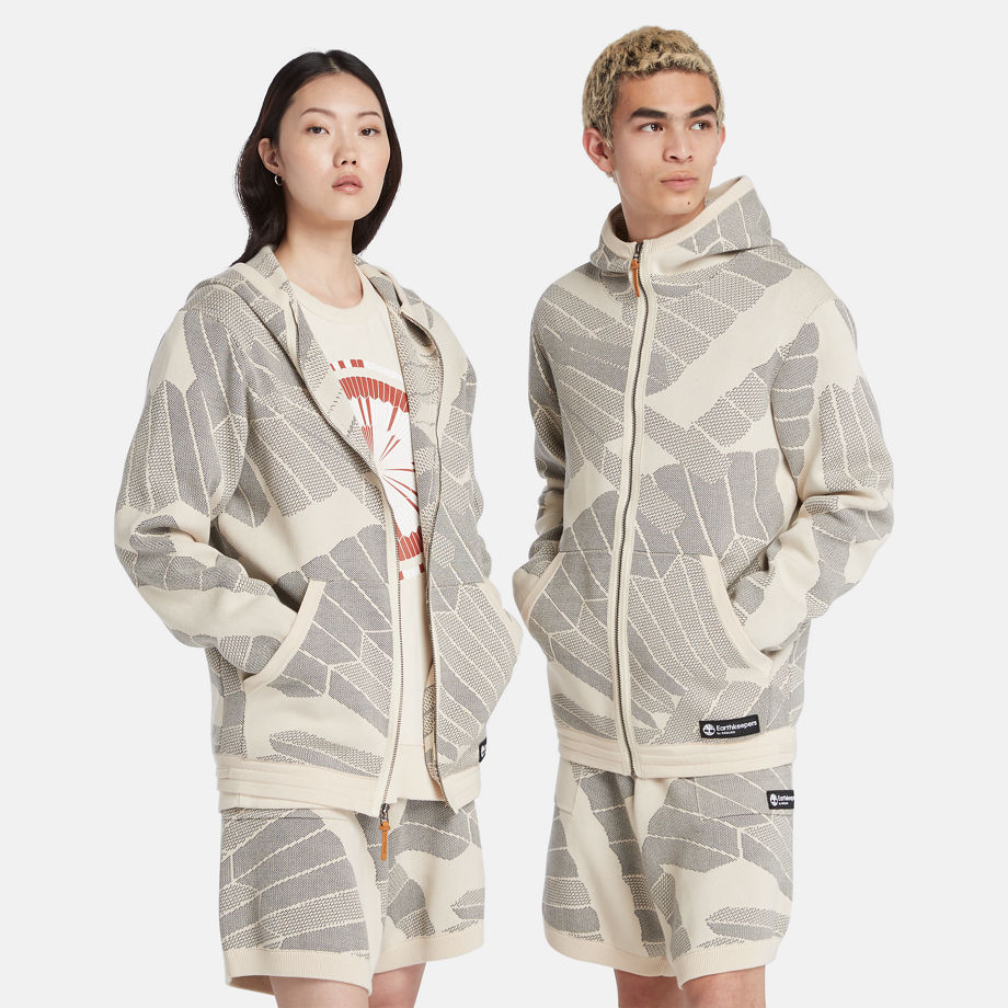 Timberland All Gender Earthkeepers By Raeburn Engineered Hoodie In Print No Color Unisex, Size XXL