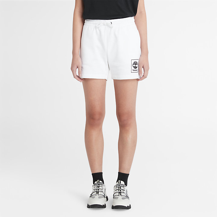 Pantalones cortos Logo Pack para mujer en blanco-