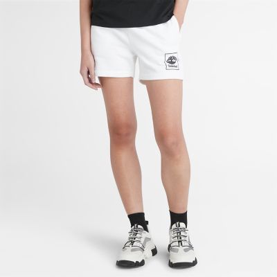 Timberland Pantalones Cortos Logo Pack Para Mujer En Blanco Blanco